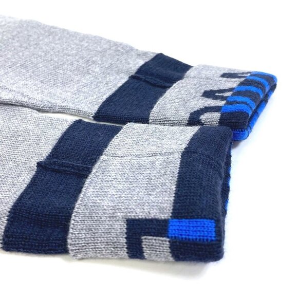 LOUIS VUITTON M71247 Gon-LV Horizon gloves wool gray/blue - Picture 4 of 9